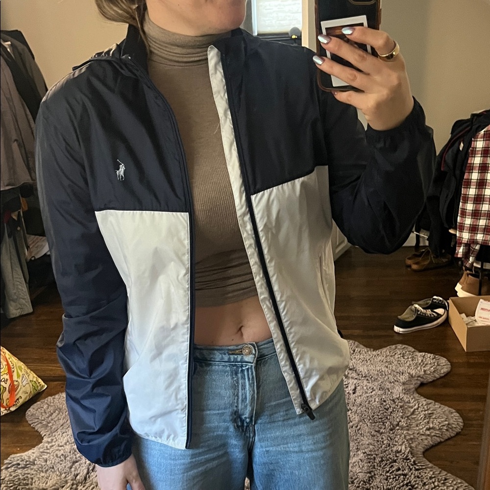 Polo Ralph Lauren Amherst color-block hooded windbreaker